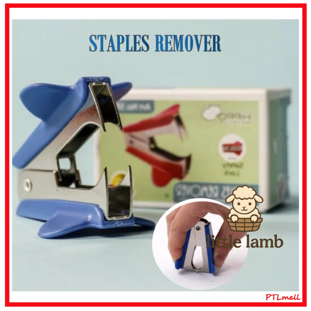 HIPPO SR100 Staple Remover เครื่องมือลบลวดเย็บกระดาษได้อย่างง่ายดาย Penanggal Klip Kertas SR-100