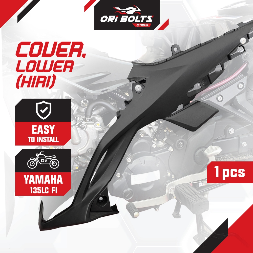BDK-F8385-00 BDK-F83975-00 Yamaha 135LC FI V8 Body Cover ชุดสีดําด้านในพลาสติกขนาดใหญ่ขนาดใหญ่ขนาดให