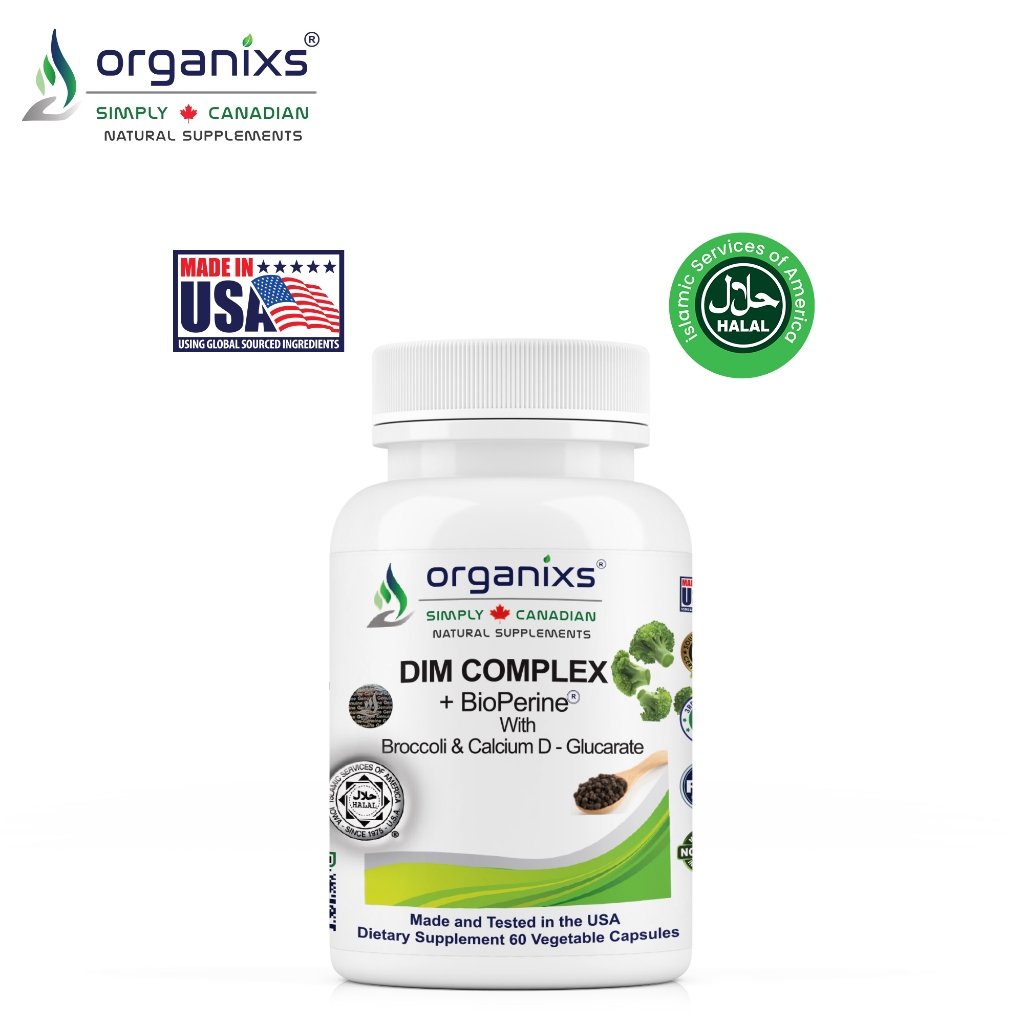DIM supplement 150mg, Calcium D-Glucarate with Hormone Balance - 60 Veggie Cap's [Exp: 06/28]