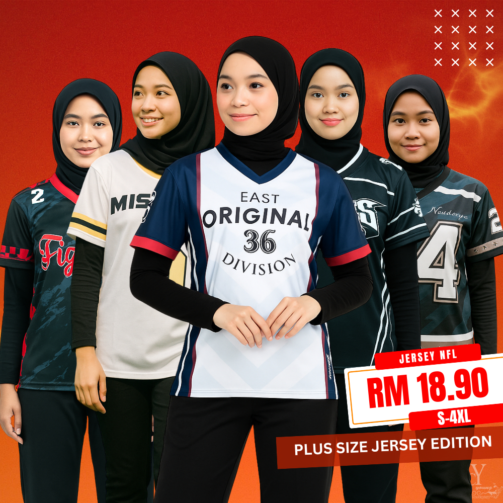 CY 24871 (S-4XL) เสื้อใหม่ขนาดบวก NFL / Baju NFL / เสื้อเจอร์ซีย์
