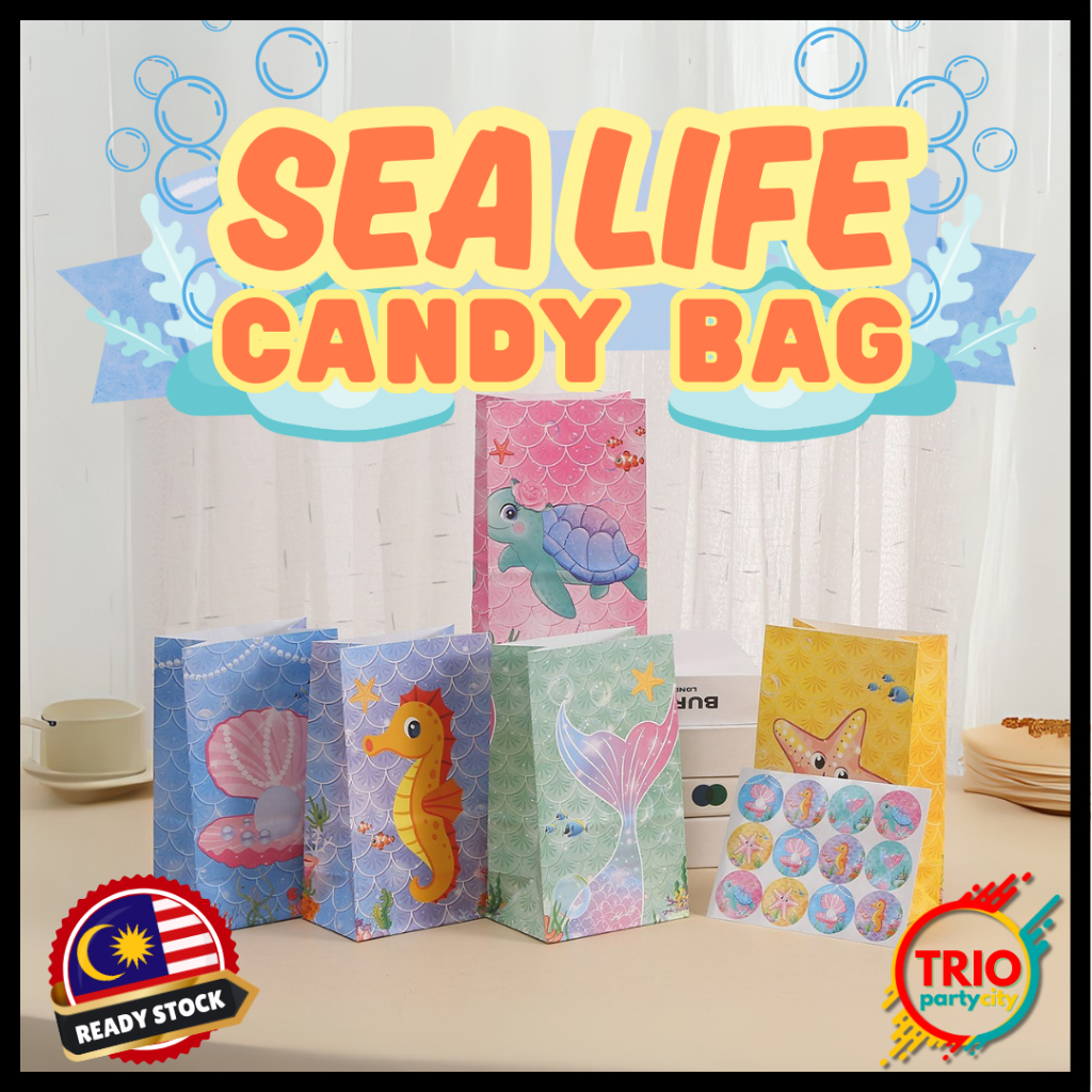 Candy Bag Sea Life Ocean Goodies Party Bag