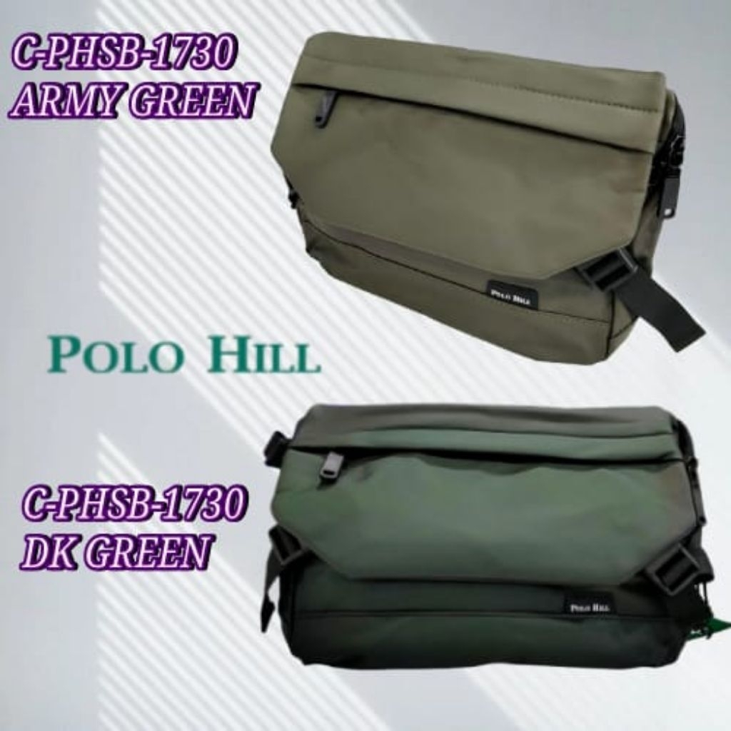 POLO HILL Bag กระเป๋าสะพายไนลอนทนน้ํา / กระเป๋า nilon tahan air C-PHSB-1730