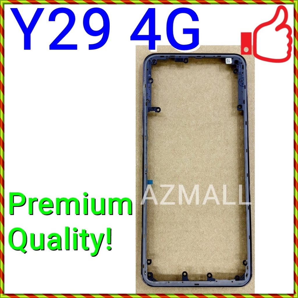 (2 สี) ใหม่กรอบด้านข้างกลางที่อยู่อาศัยส่วนปุ่มปรับระดับเสียงสําหรับ vivo Y29 4G / V2434