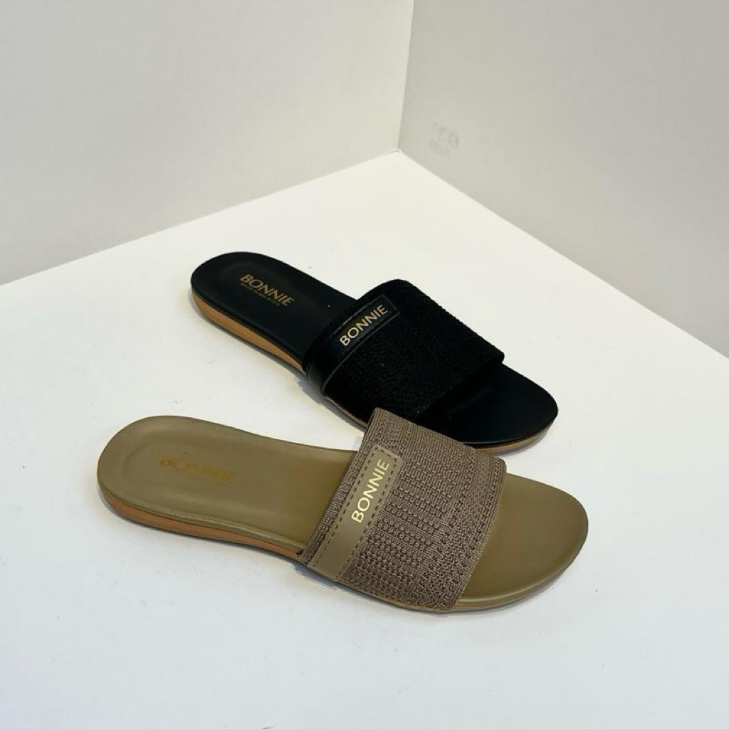 BONY FLAT SANDAL XJ10274 รองเท้าแตะ FLATS 4/9 Kasual Kasual Tahan Lasak ทุกวัน