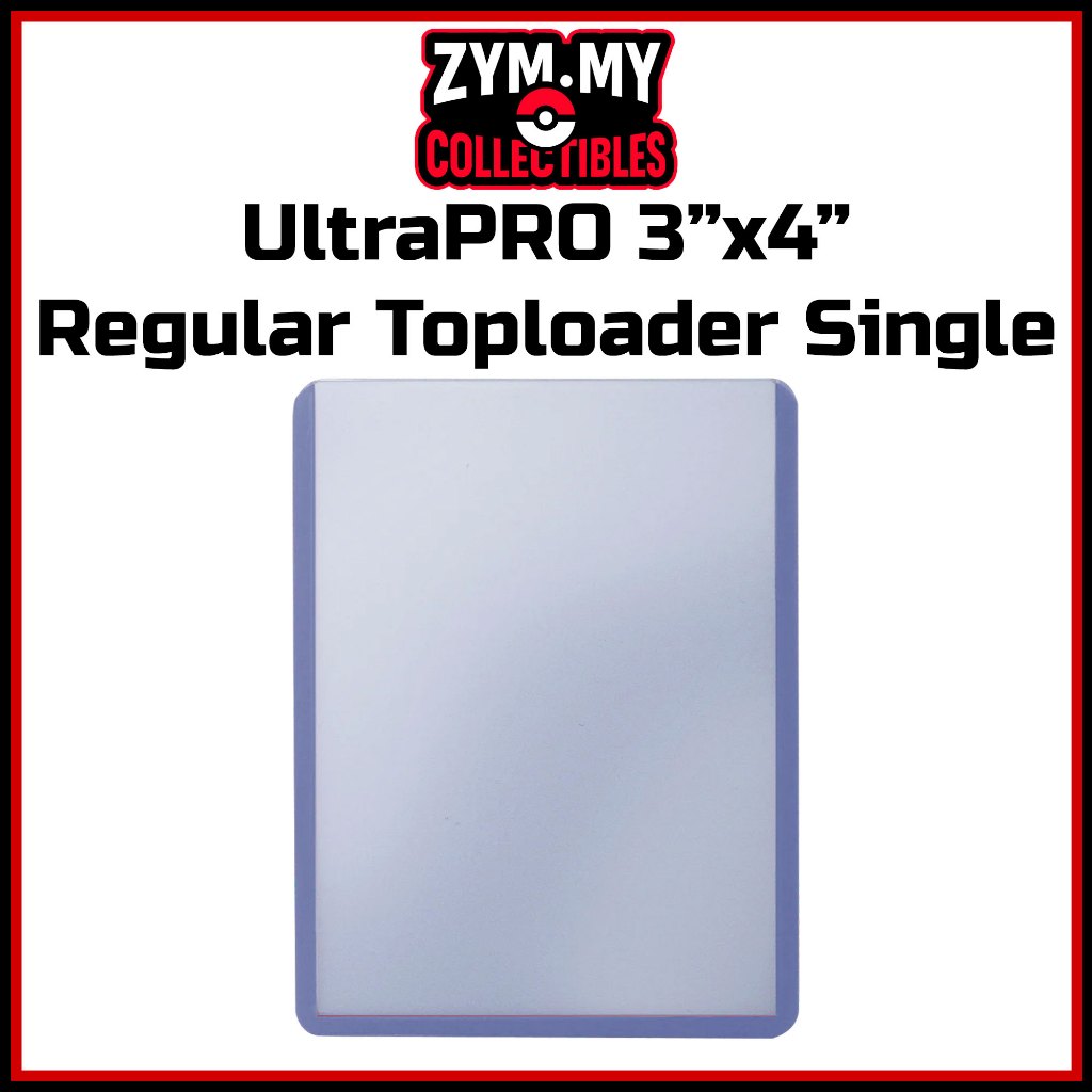 Ultra PRO TopLoader 3"x4" ซองใส่บัตรใสธรรมดา ชิ้นเดียว