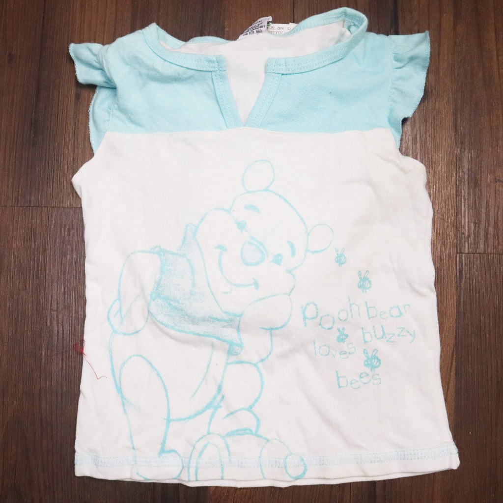 (Age Group:1T)winnnie the pooh Short Slv Tee(ข้อบกพร่อง)