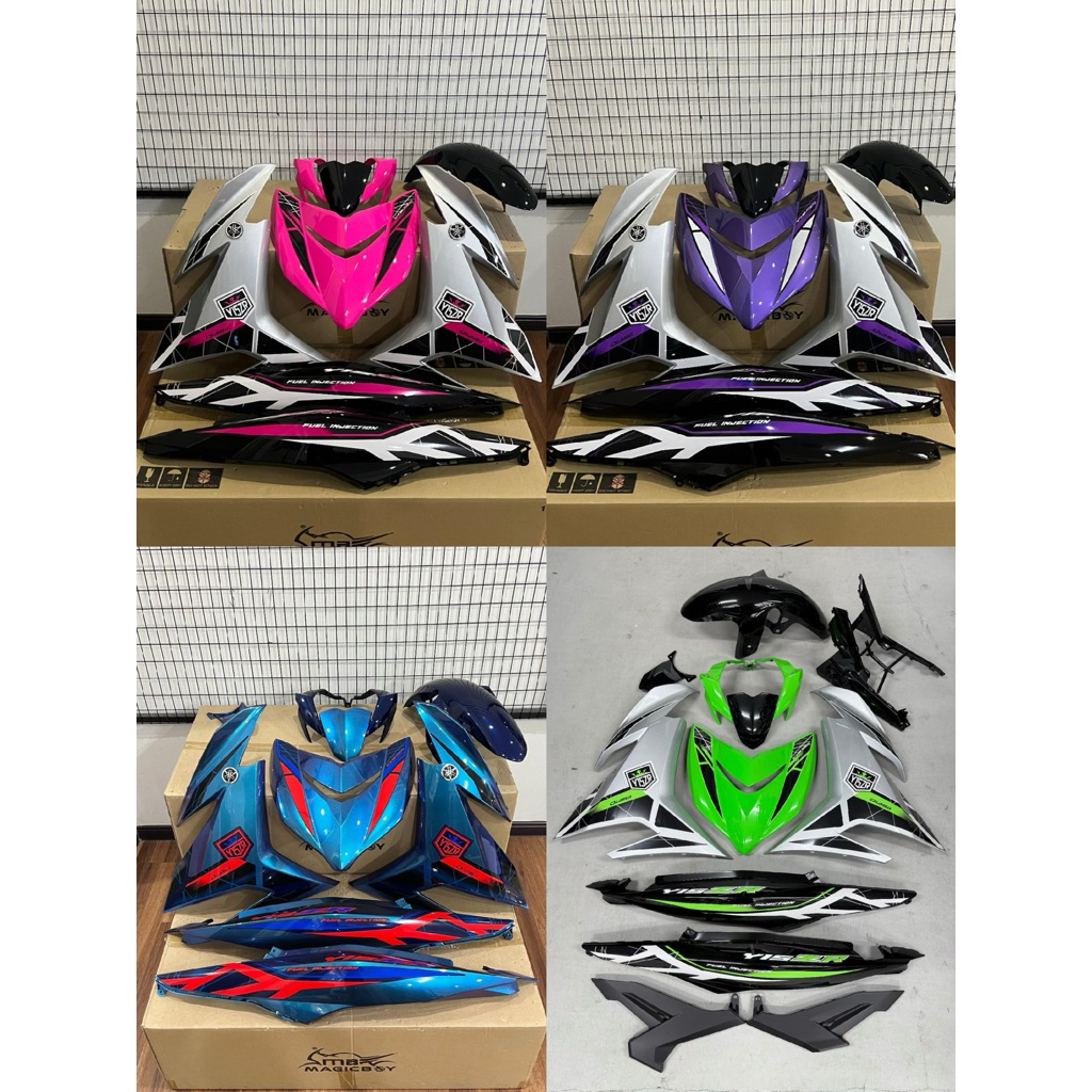 ชุดฝาครอบ Y15ZR V1 V2 MSI NEON PINK , MSI ROYAL PURPLE , MSI RAPTOR BLUE , MSI GREEN