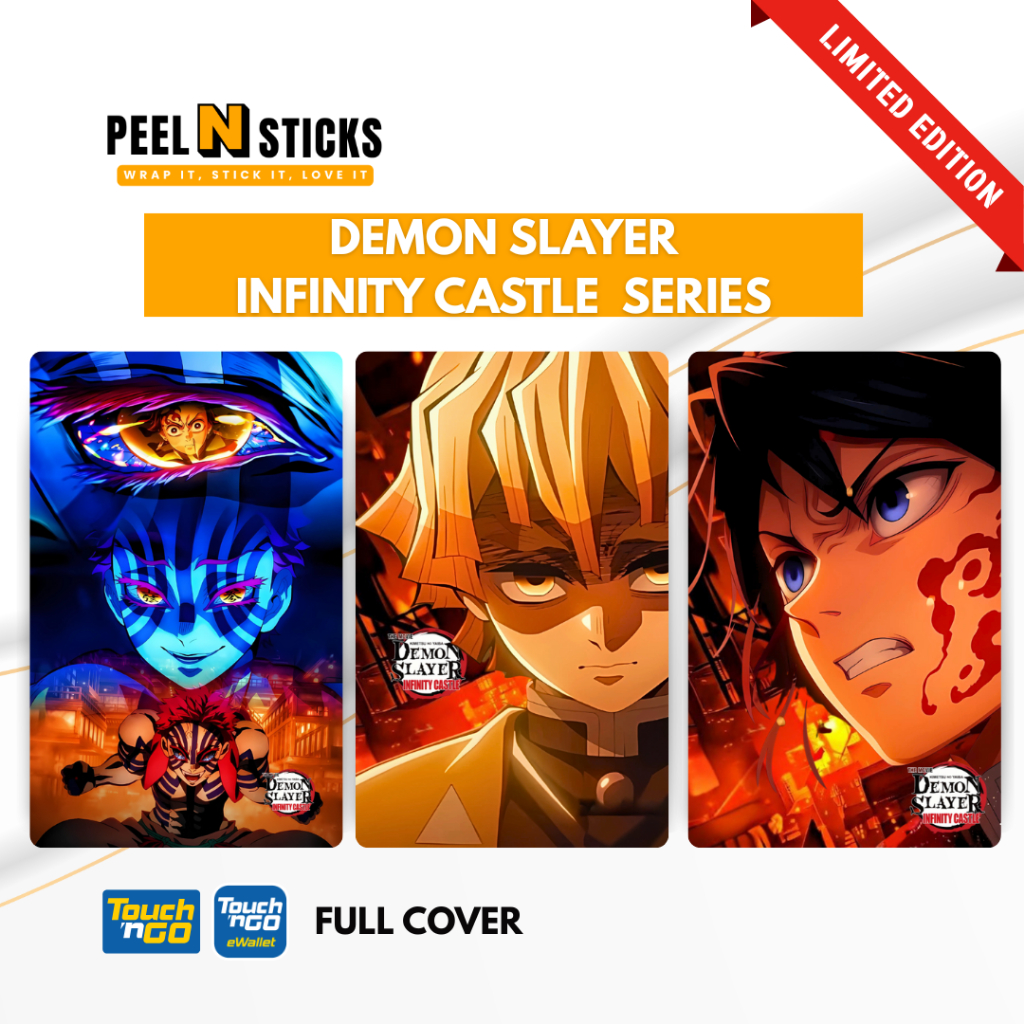 DEMON SLAYER KIMETSU NO YAIBA INFINITY CASTLE STICKERS