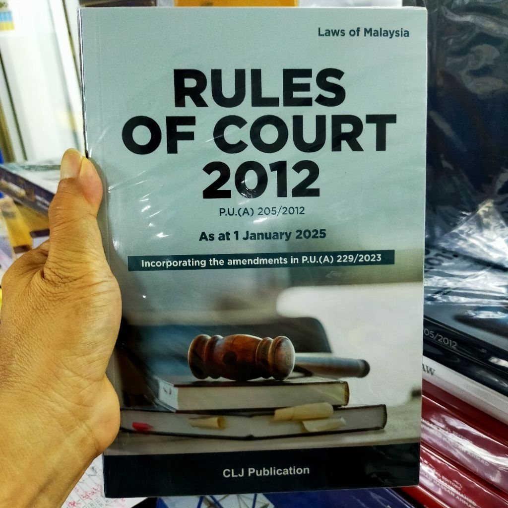 PSBL - RULES OF COURT 2012: AS AT 1 JANUARY 2025