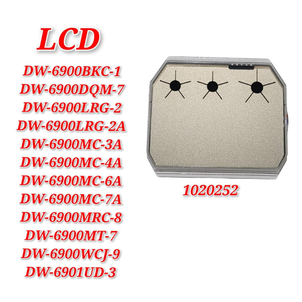 LCD สําหรับ DW6900MC / DW-6900MT / DW-6900MRC อะไหล่ทดแทน - LCD