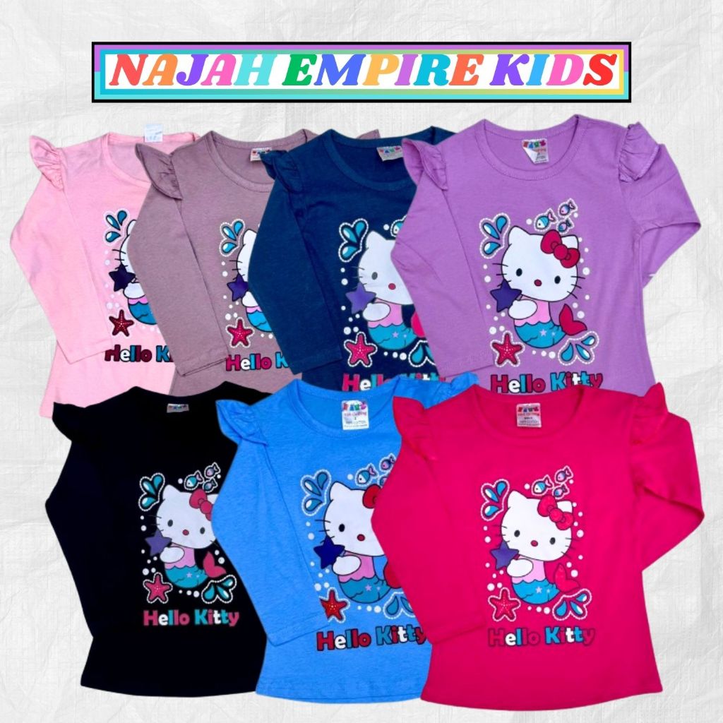 เสื้อยืด Hello Kitty 01 (2 Years - 16 Years)100% Cotton ดีไซน์น่ารัก