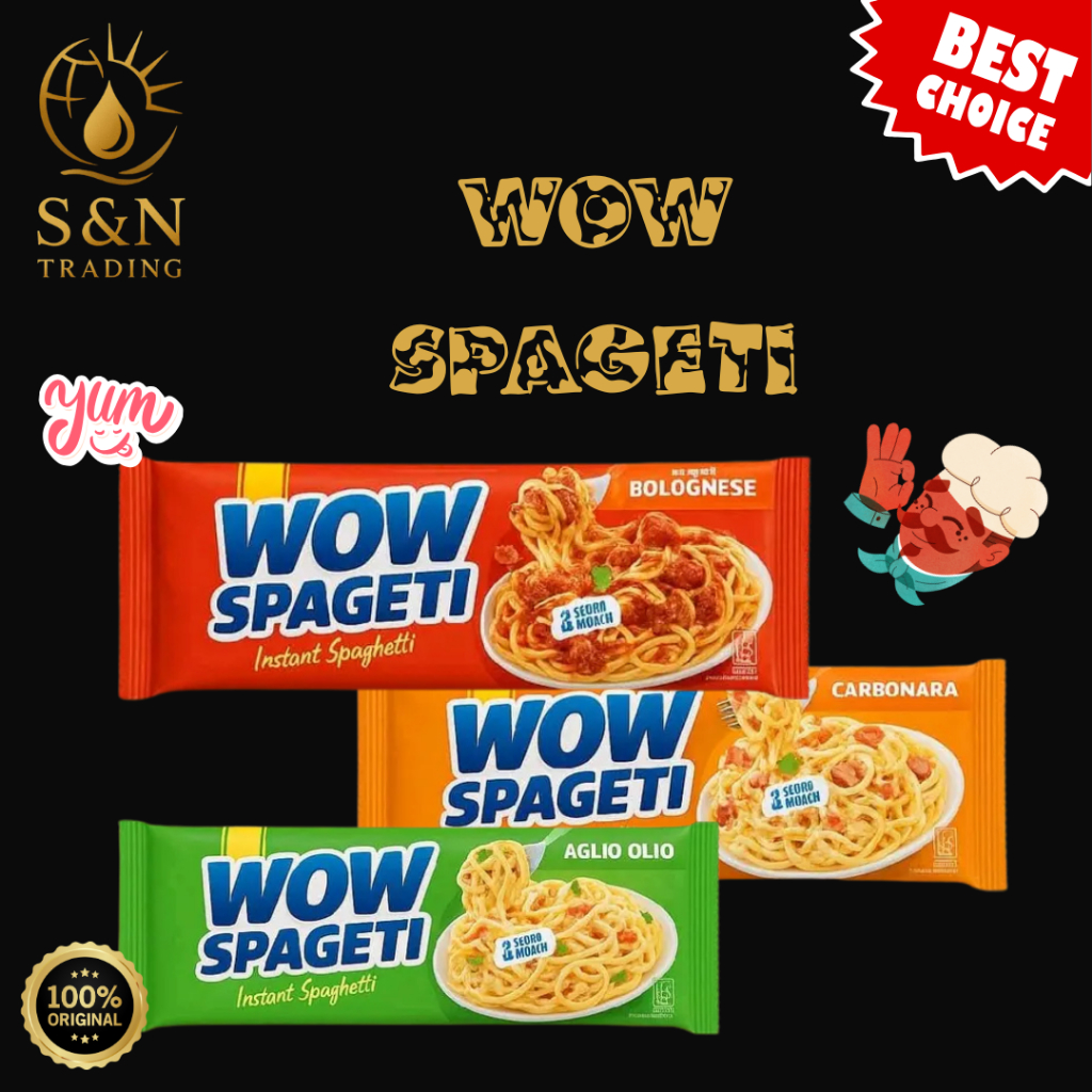 WOW SPAGETI/ SPAGHETTI WOW/ FAST TO SERVE/ STEADY [HALAL]