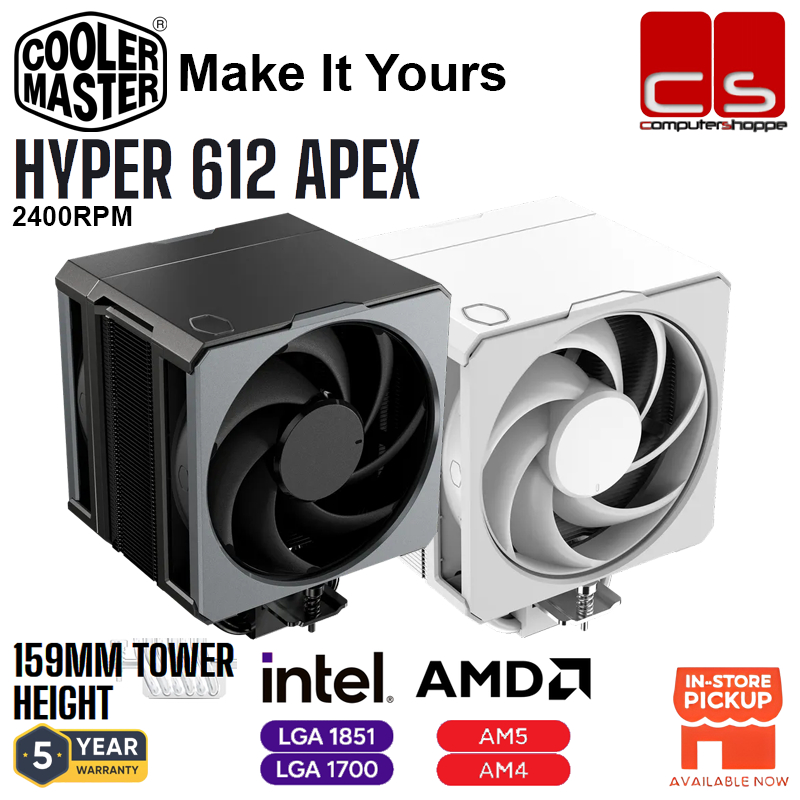 COOLER MASTER Hyper 612 APEX (สีดํา/ขาว)