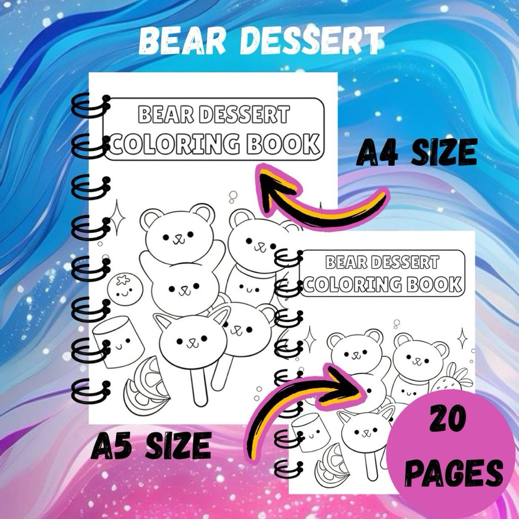 BEAR DERT BOOK COLORING PAGES COLORING 20 PAGES COLORING BOOK & COLORING PAPER FOR CHILDREN AND ADUL