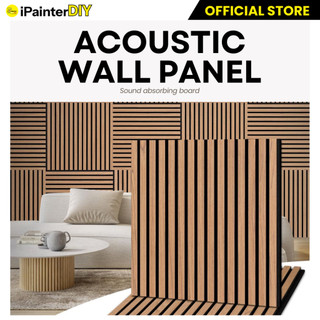 iPainterDIY/Acoustic Wall Panel/Pasang Sendiri DIY/600x600mm/3000mmx600mm
