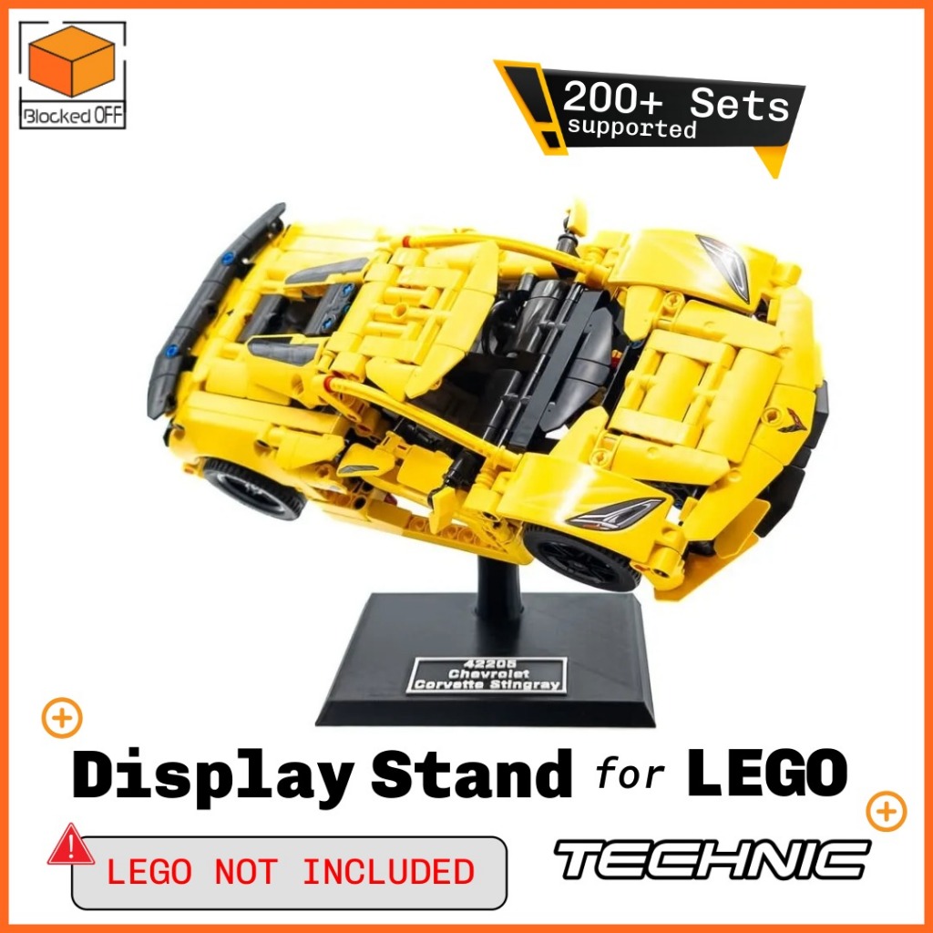 ขาตั้งจอแสดงผลสําหรับ Lego Technic Chevrolet Corvette Stingray (42205)