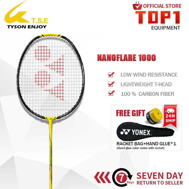 Lee Chong weisYONEX NANOFLARE 1000ZZ ไม้แบดมินตันฟรีกระเป๋าและด้ามจับ