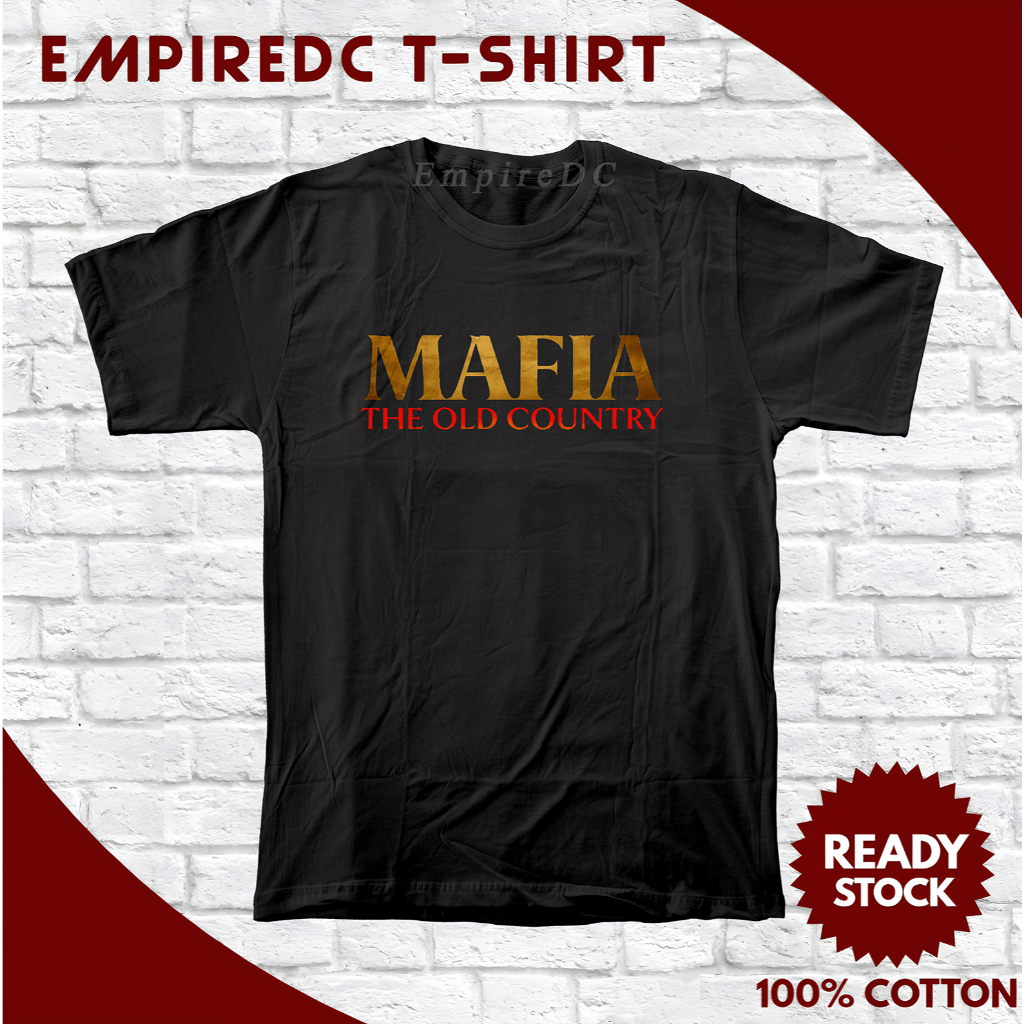 [EmpireDC] เสื้อยืดผ้าฝ้ายคอกลมสําหรับเล่นเกม Mafia The Old Country