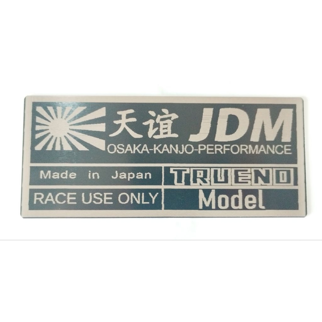 Toyota trueno jdm โลหะสัญลักษณ์ ae85 ae86 ae91 ae92 te71 ae100 ae101 te37 te47 te51 te55 te27 te65 t