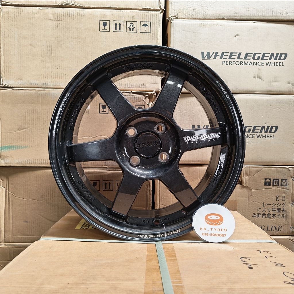 [4 ชิ้น] ขอบสปอร์ตใหม่ 16 นิ้ว AOW🇹🇭TE37 16X7JJ ET40 4H100 DGM