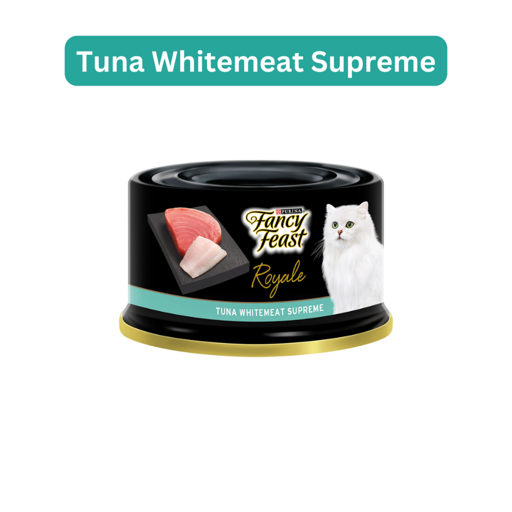 GUN PET Purina Fancy Feast Royale Cat อาหารกระป๋อง Makan Kucing CanTin 猫รับประทานอาหาร头 (85g) อาหารเปียก - รูปที่ 2