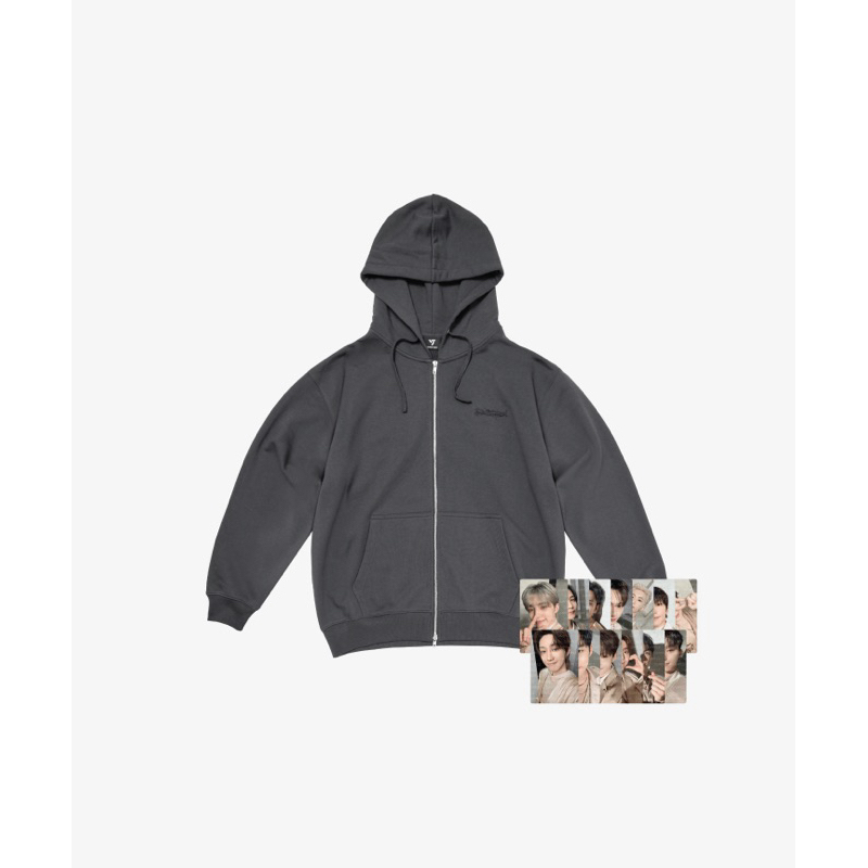 [OFFICIAL] การ์ดเสื้อฮู้ด SEVENTEEN RIGHT HERE WORLD TOUR Zip Up
