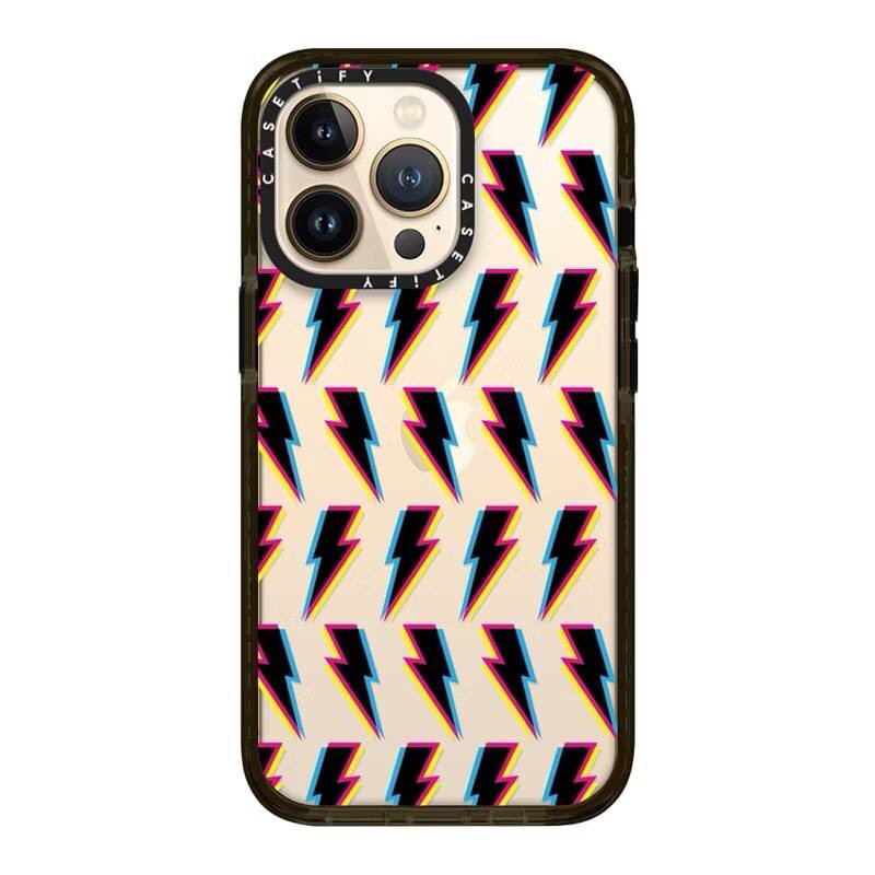 BOOM of light tify CASE BUMPER IN TREND (BLACK BORDER) IPHONE 11 UNTIL IPHONE 17PRO MAX