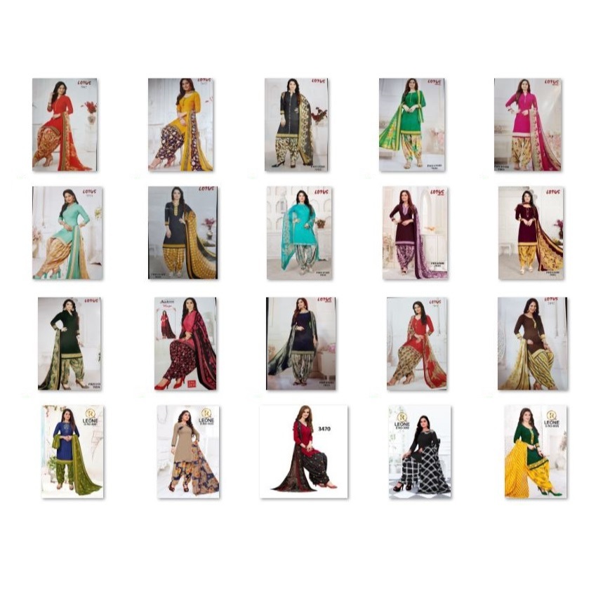 PUNJABI SUIT MATERIAL CRAPE VOL10