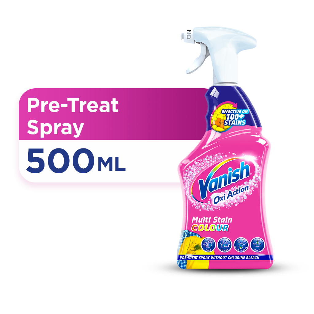Vanish Oxi Action Multi Stain Remover Pre-Treat Trigger Spray 500ml