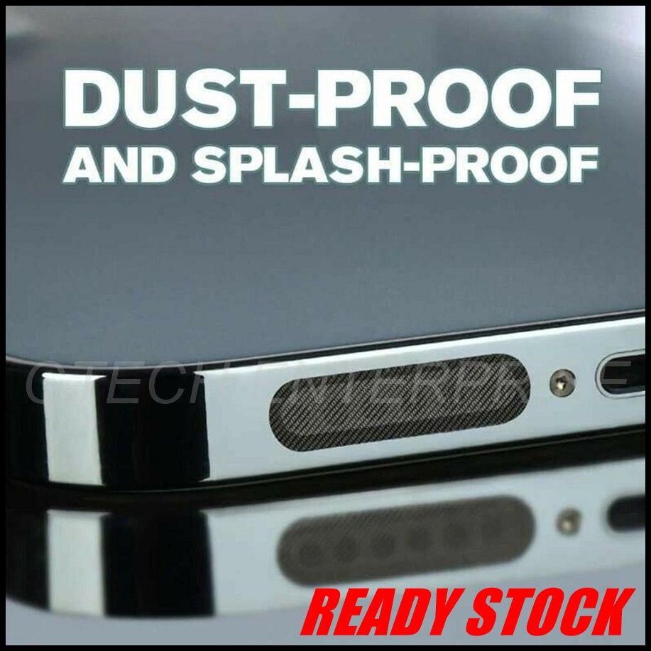 สติ๊กเกอร์ป้องกันฝุ่นหูฟังตัวป้องกันรูลําโพงโทรศัพท์กันฝุ่นสุทธิสําหรับ iPhone 17 16e 15 14 Plus Pro