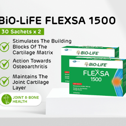 Clearance EXP:2/25 BIOLIFE FLEXSA 1500MG 30SX2 (TWINPACK)