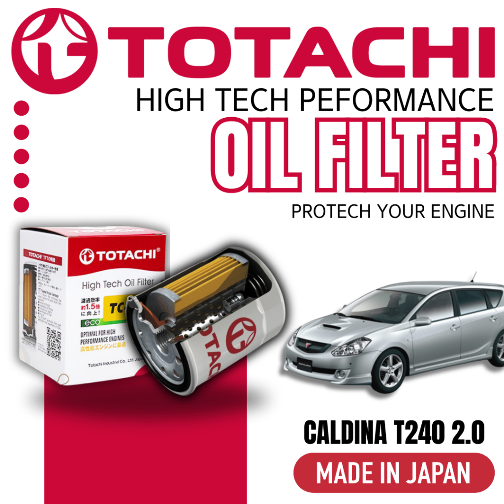TOTACHI Japan Hight Tech Performance Oil Filter Caldina Toyota TC-1030