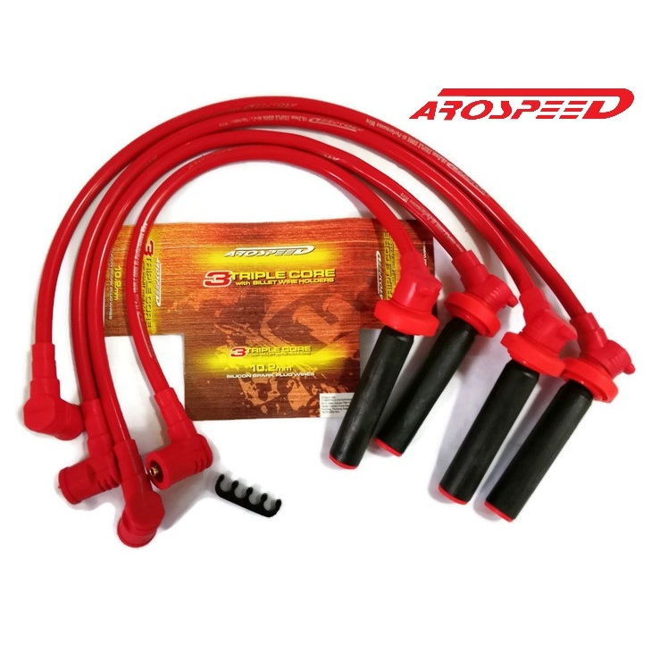 Proton Satria Gti Putra 4G93 DOHC 1.8 Efi VDO Arospeed Plug Cable 10.2mm 3 Core High Performance