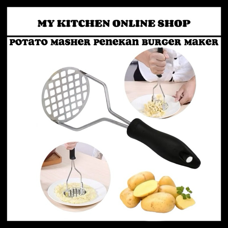 (KT-PM-01)POTATO MASHER_PENEKAN BURGER/BURGER