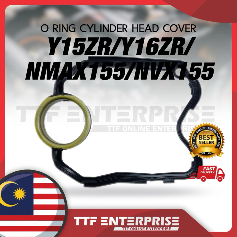 YAMAHA Y15ZR / Y16ZR / NMAX 155 / NVX 155 O-RING CYLINDER HEAD COVER O RING GASKET RUBBER GETAH Y15 