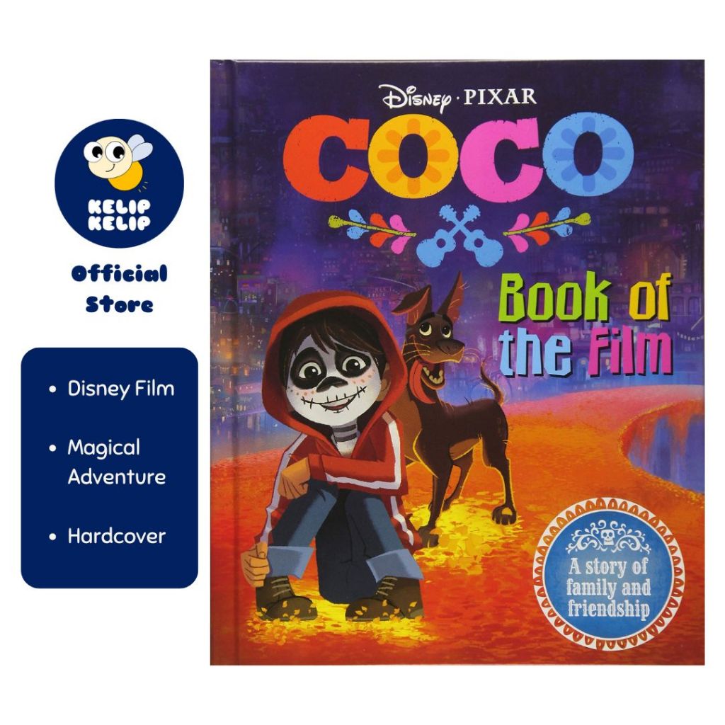 Disney Pixar Coco Book Of The Film Story Book สําหรับเด็กอ่าน (ปกแข็ง)