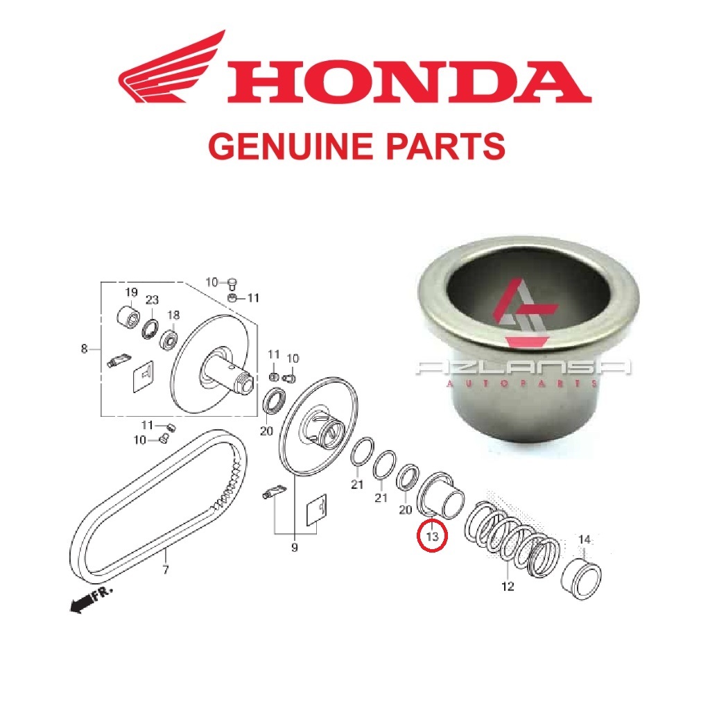 ซีลปลอกคอ ( 23237-K35-V00 ) ADV 150, PCX, Vario 125, Vario 150 & Vario 160 💯 ฮอนด้า