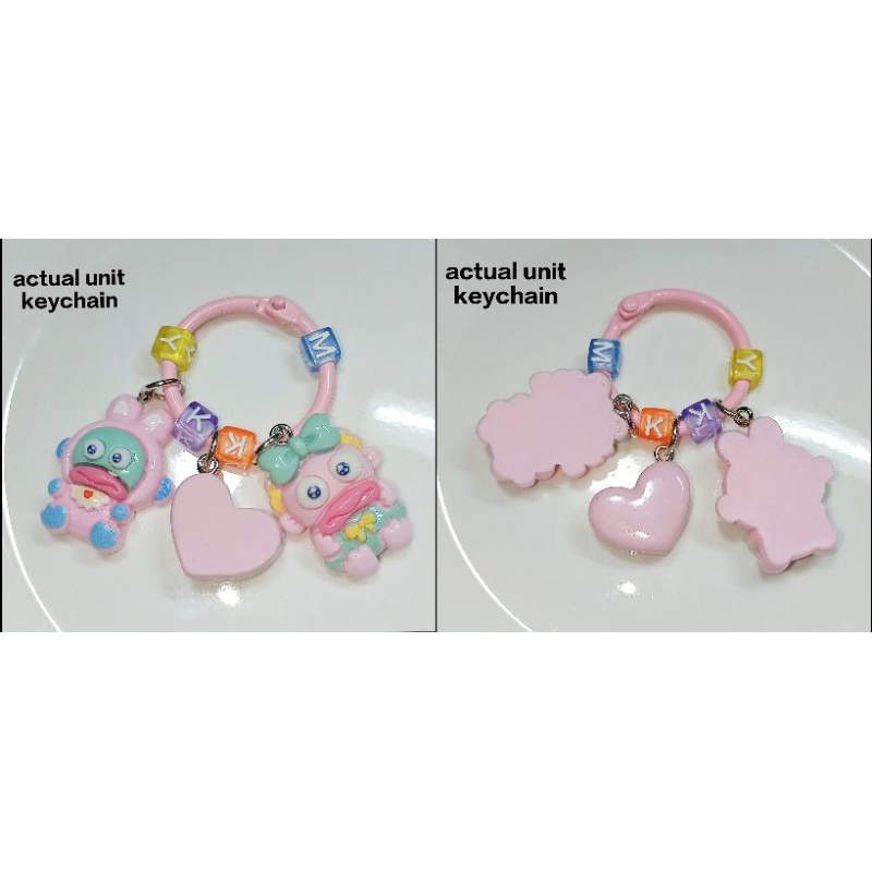 (KEYCHAIN) CUTE PINK GYUDON FISH KEYCHAIN/BAGCHAIN หรือ PHONECHAIN