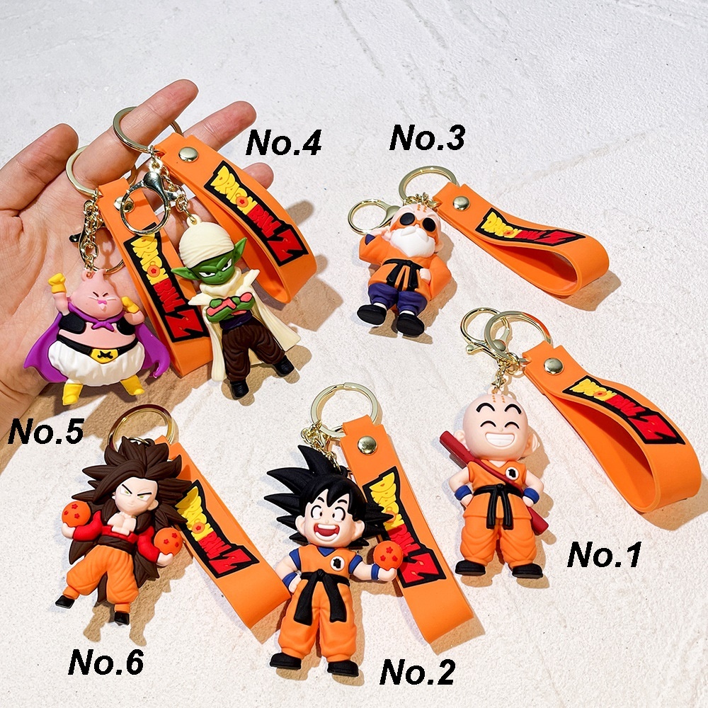 Dragon Ball 2024 Key Chain Goku Kirin ฯลฯน่ารัก Key Ring Key Holder