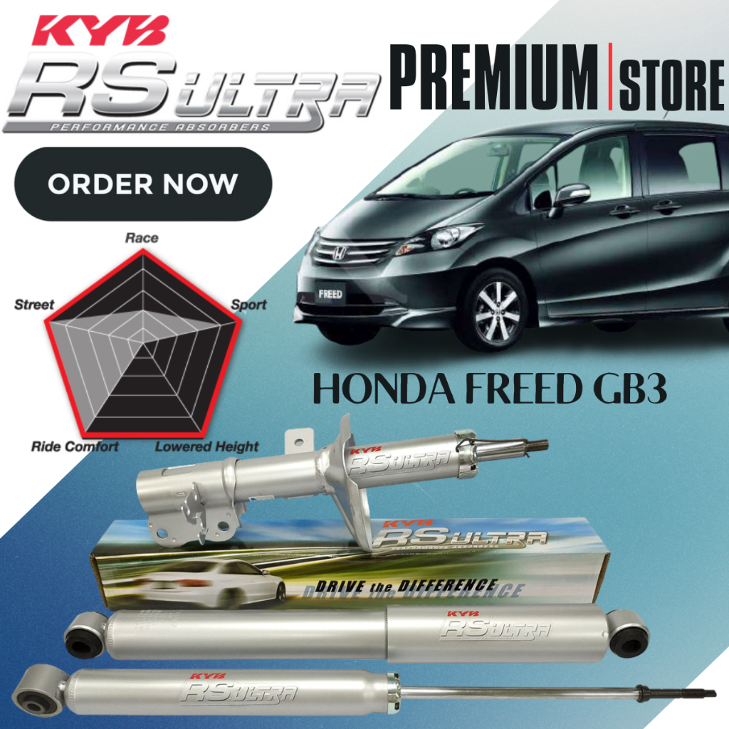 HONDA FREED GB3 2014 - KYB RS ULTRA HEAVY DUTY SHOCK อะไหล่ ABSORBER