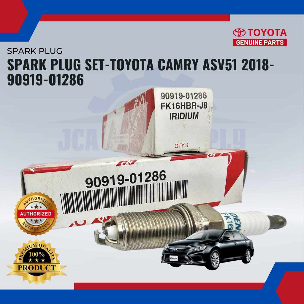 ชุดหัวเทียน Toyota Camry ASV51 Iridium-90919-01286-FK16HBR-J8