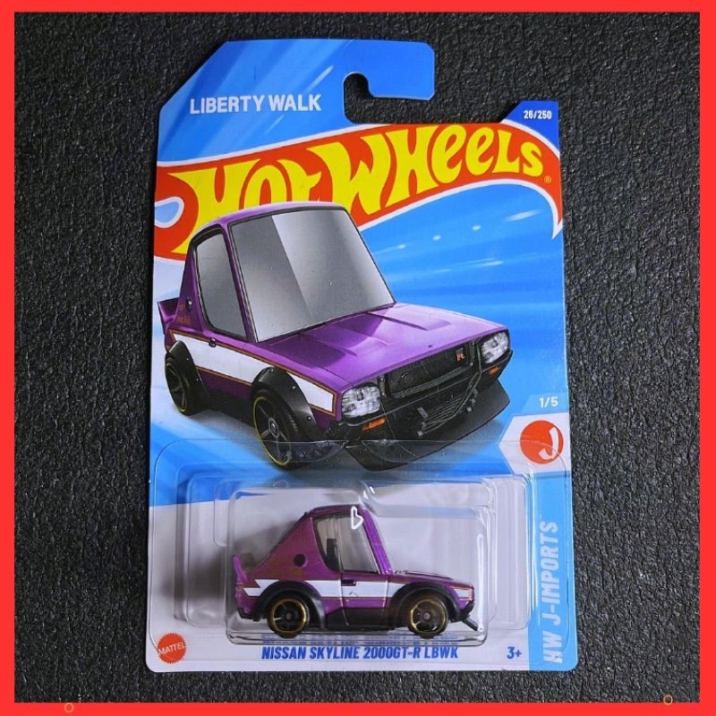 ล้อร้อน Nissan Skyline 2000GT-R LBWK Hotwheels 2025 Nissan Skyline 2000GTR Liberty Walk JDM Hotwheel