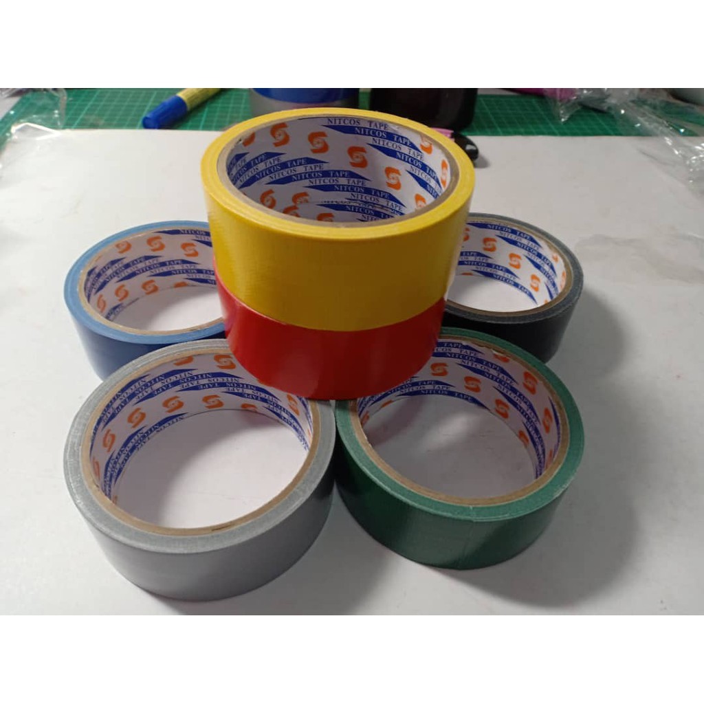 เทป NITCOS PITA KAIN/CLOTH/เทปม้วน﻿ 36MMX6Meter(7YARDS)PRICE สําหรับ ONE