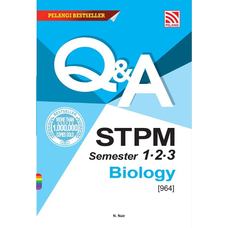 [ใหม่ 100%] Pelangi Q&A STPM ชีววิทยา avatar1-3