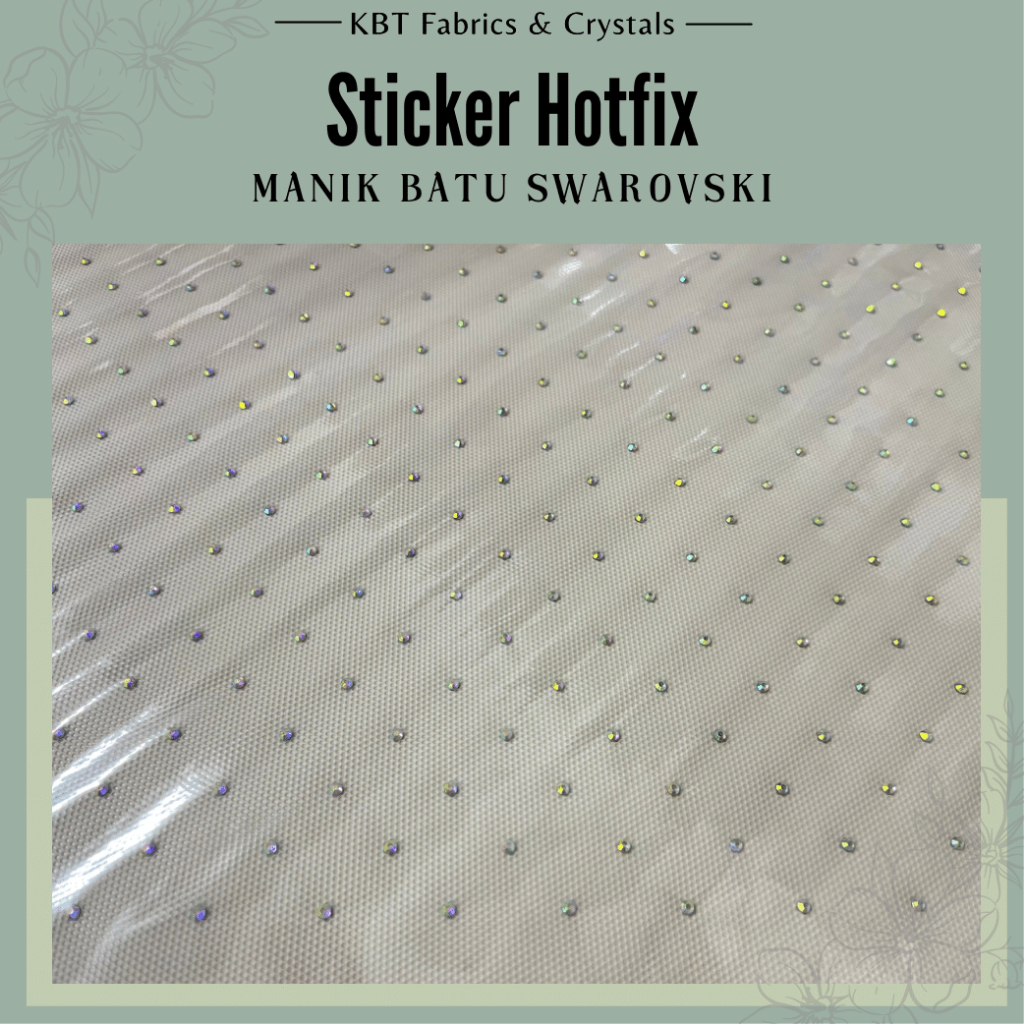 สติ๊กเกอร์มาใหม่ Hotfix Batu Manik Tampal Copy Swk Kod 130