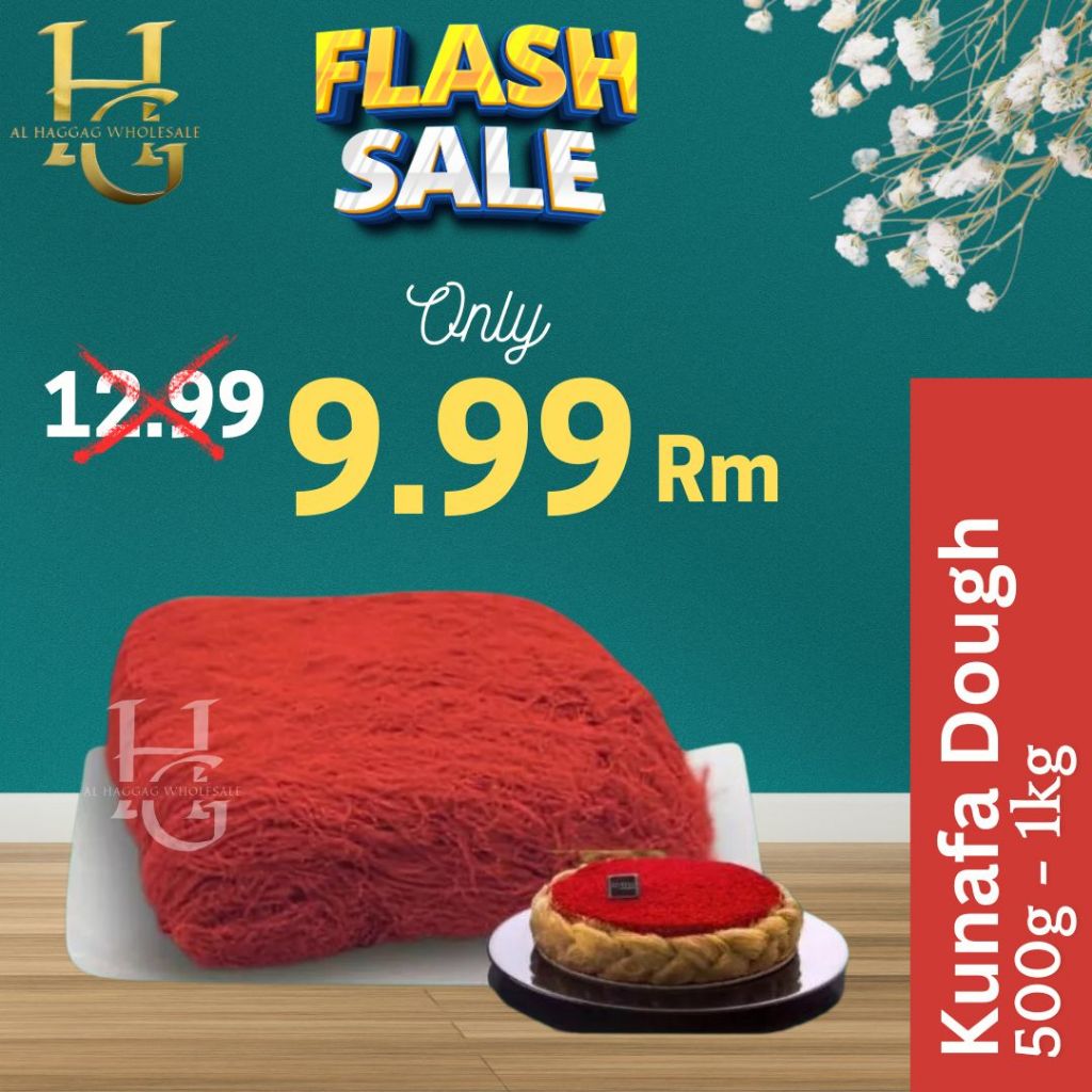 Red Velvet Kunafa Dough Taste 500g - 1kg / Kunafa Dough - Original Fresh Kunafa - Fresh Kunafa