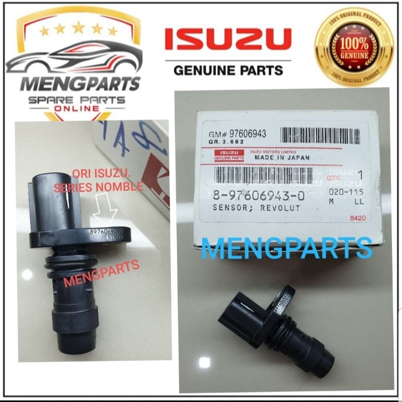 ISUZU NLR NQR PRO 4HL1 NPR PRO 4HK1 6HK1 CRANK SENSOR CRANK SHAFT 8-7606-943-0 * ไม่มีการรับประกัน *