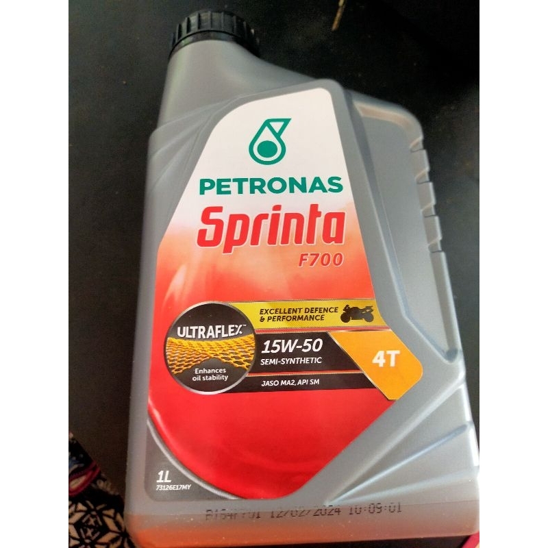 PETRONAS SPRINTA 4T F700 15W50 y15 LC135 Y16
