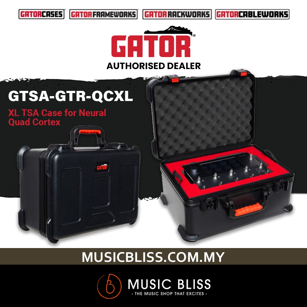 Gator GTSA-GTR-QCXL เคส TSA ขนาดใหญ่พิเศษสําหรับ Neural DSP Quad Cortex (GTSAGTRQCXL)