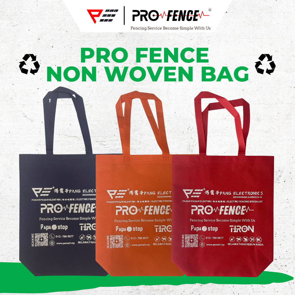 Pro Fence Nonทอถุงกระดาษกระเป๋ารีไซเคิล